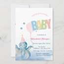 Search for octopus baby shower invitations Tropical