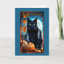 Search for black cat halloween cards Moon