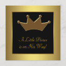 Search for crown baby shower invitations Black