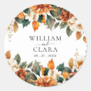 Search for watercolor floral wedding stickers Bohemian