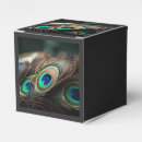 Search for peacock favour boxes Blue