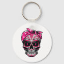 Search for pink skull key rings Awareness