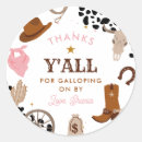 Search for cowgirl and cowboy stickers Party