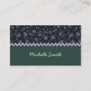 Search for nostalgia business cards Floral