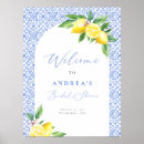Search for lemon bridal shower posters Positano