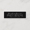 Search for party supplies business cards Black