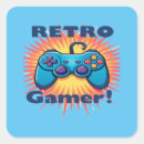 Search for retro gamer stickers Old school gaming