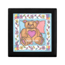 Search for teddy bear gift boxes heart