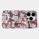 Search for black white red iphone cases Retro