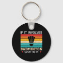 Search for badminton racket key rings Birthday