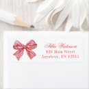 Search for candy cane return address labels Bow