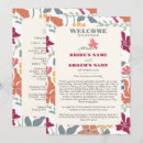 Search for boho wedding programs Wildflowers