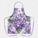 Search for purple hydrangea aprons Watercolor