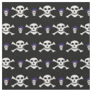 Search for halloween skull fabric Jolly roger