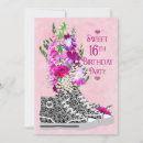 Search for sneakers birthday invitations Sixteen