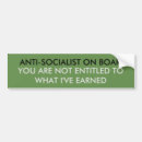 Search for anti social bumper stickers Welfare