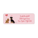 Search for mining return address labels Pink