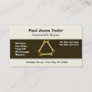 Search for auto repair business cards Construction