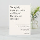 Search for white attire invitations Elegant