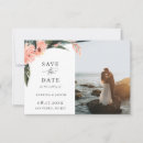 Search for tropical floral save the dates Simple