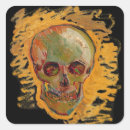 Search for vintage skull stickers Halloween