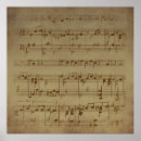 Search for vintage sheet music posters Background