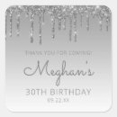 Search for silver thank you stickers Sparkle
