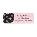 Search for poodles return address labels Black