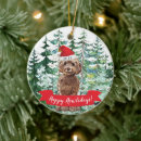 Search for cockapoo christmas tree decorations Puppy