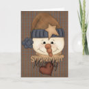 Search for primitive snowman christmas cards Cute