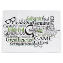 Search for adjectives Typography