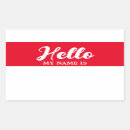 Search for hello my name is tag stickers Modern