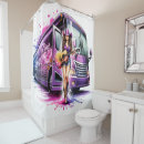 Search for guitar shower curtains Purple