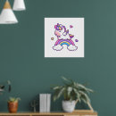 Search for cute rainbow unicorn posters Magical