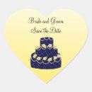 Search for navy and yellow wedding stickers Elegant