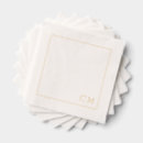 Search for monogrammed monogram initial letter napkins Modern