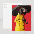 Search for raincoat postcards Yellow