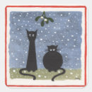 Search for mistletoe stickers Black