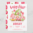 Search for gnome birthday invitations Girl