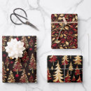 Search for burgundy and gold christmas wrapping paper Modern