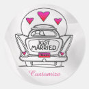 Search for honeymooner stickers Bride and groom