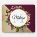 Search for red floral pattern mousepads Modern