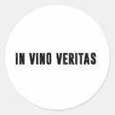 Search for latin sayings stickers In vino veritas