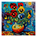 Search for blue flower vase posters Colorful