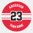 Search for red basketball stickers Team