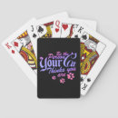 Search for cute saying playing cards Cat lover