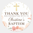Search for thank you floral stickers Baptism