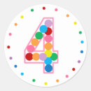 Search for 4 year old birthday stickers Four years old