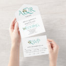 Search for teal rose wedding invitations All in one