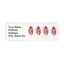 Search for nature return address labels Red
